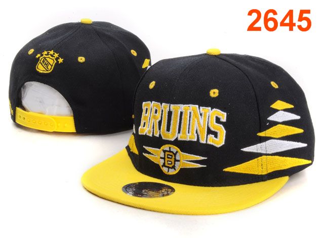 Boston Bruins NHL Snapback Hat PT44